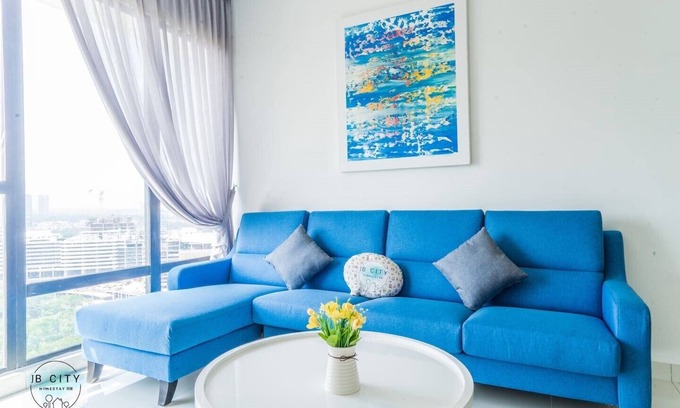 Central District Apartment | Southkey Mosaic 4pax (WIFI) 享受居 @ JB City Homestay