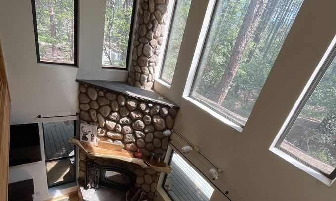 Pine Cabin | Spacious 2-Bedroom Cabin with Patio & NFL Sunday Ticket