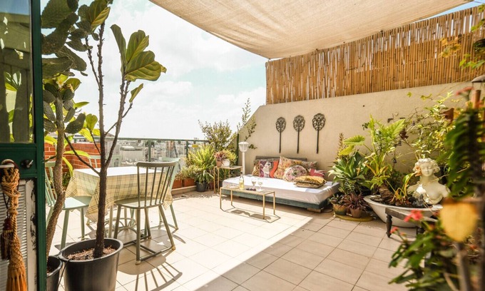 Florentin Apartment | Spacious 2BR w/ Beautiful Balcony Terrace in the Vibrant Heart of Tel Aviv