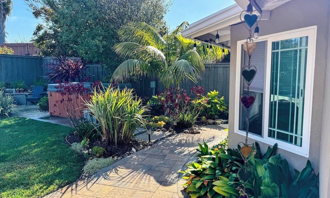 Bay Ho House | Spacious 3 bed house with hot tub, outdoor oasis, near bay, beaches, fun!