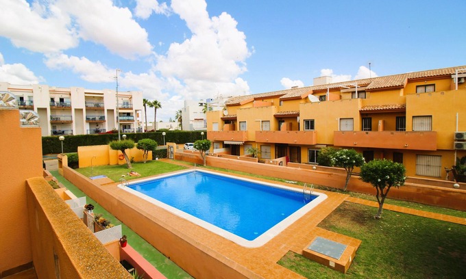 Orihuela Costa House | Spacious 3 bedroom apartment with pool, ideal for families. Cape Roig