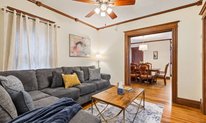 Rochester House | Spacious 4 BDRM w/Onsite Parking & A/C!