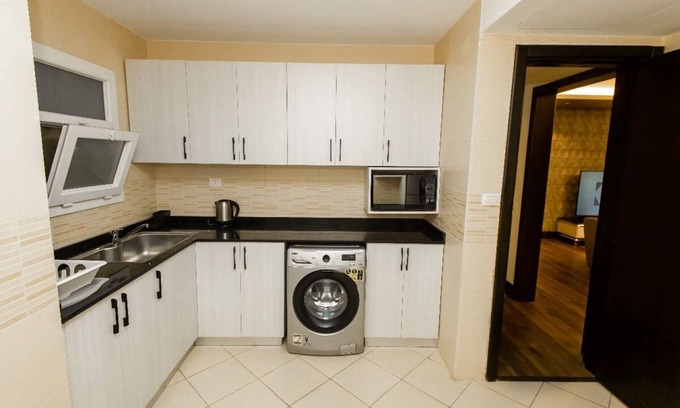 Heliopolis Apartment | Spacious 4-bedroom apartment Pool View Near the Airport