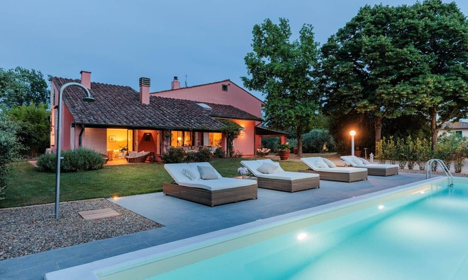 Montecalvoli Villa | Spacious 6 bedrooms Villa with Private Pool on the Tuscan Hills of Santa Colomba by Pontedera and Bientina