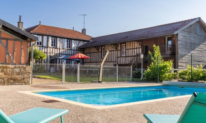 Louvemont Cottage | Spacious 8BR Villa with Heated Pool, Games, and Nearby Nature Trails