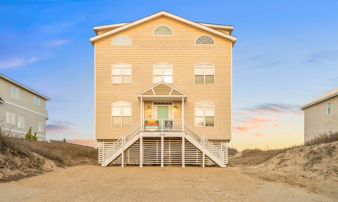 Sandbridge House | Spacious beach house with indoor pool, hot tub, & multiple decks