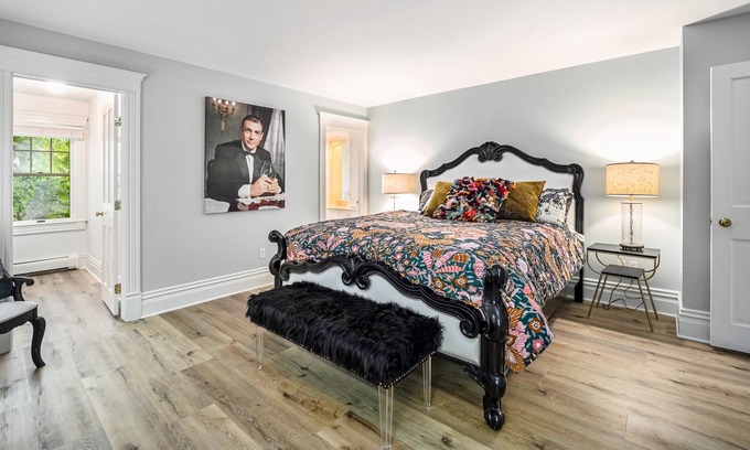 Harbor Springs Condo | Spacious condo with walkable location, onsite restaurant, & charming decor