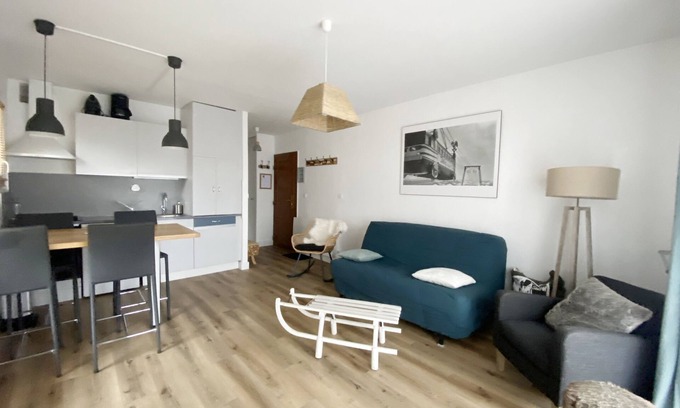 Font-Romeu-Odeillo-Via Apartment | SPACIOUS T2 WITH TERRACE CLOSE TO THE CABLEWAYS