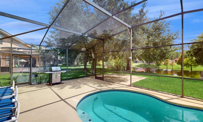 Calabria House | Spacious home w/private pool, WiFi, central AC, private WD and games room