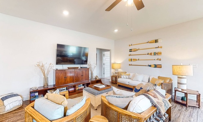 Port St. Joe House | Spacious home with golf cart, mother-in-law suite, community pool, beach access