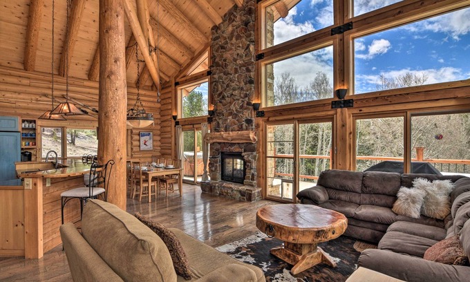 Villa Grove Cabin | Spacious, Luxe Cabin w/Mtn Views, Sauna & More!