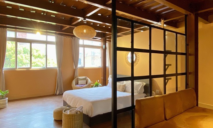 Thamel Apartment | Spacious & modern 750 sq ft. BOHO style studio apartment in central Thamel, KTM!