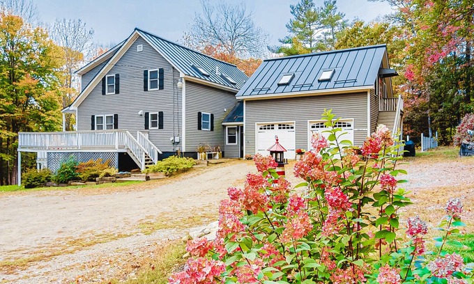 Searsport House | Spacious Multi-Level Home w/Free WiFi, Private Pool, Deck, Firepit, Patio, W/D