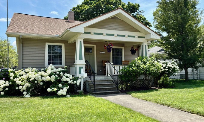 Lakeside House | Spacious Muskegon Retreat Near Lake Michigan, Pet Friendly,Fire Pit & EV Charger