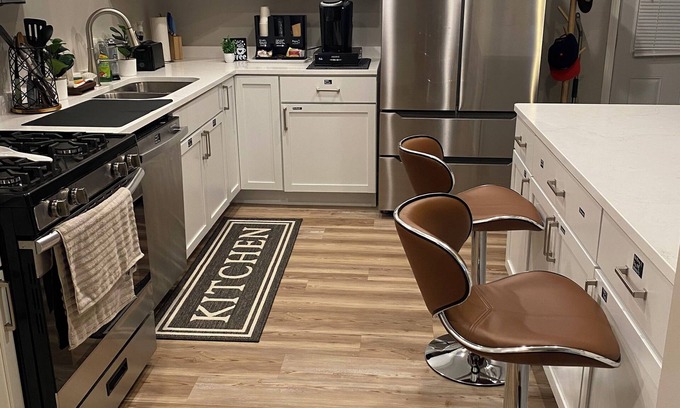 Champaign House | Spacious, remodeled 4-bedroom home with WiFi, AC, fire pit in charming Champaign