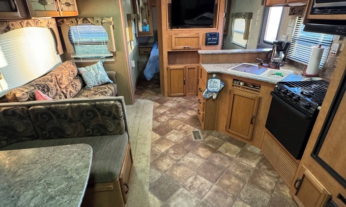 Lake Charles House | Spacious RV with AC in charming Holly Beach