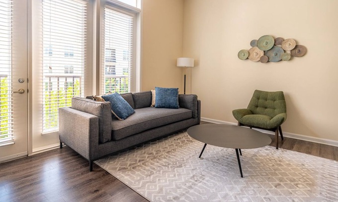Durham Apartment | Spacious Studio with Workspace and Pool Access
