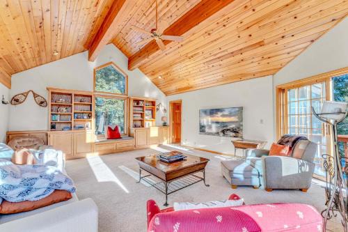 Dollar Point House | Spacious Tahoe City Home with Foosball and Lake Views