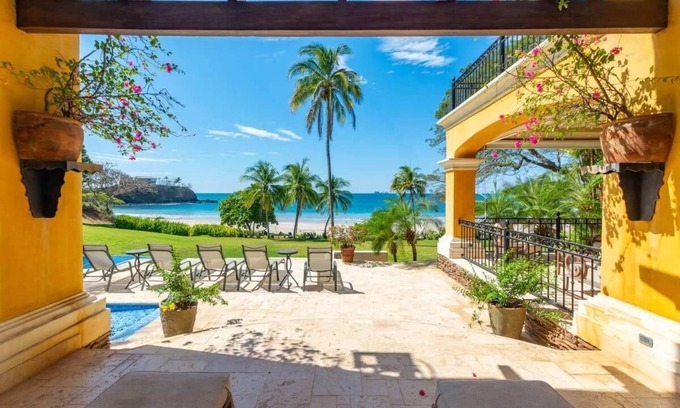Playa Flamingo House | Spectacular Mediterranean-Style Mansion with Beachfront Views in Playa Flamingo