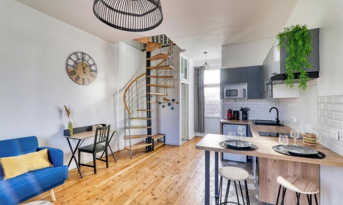 Montlucon Apartment | Spirale - Charmant appt rénové avec goût