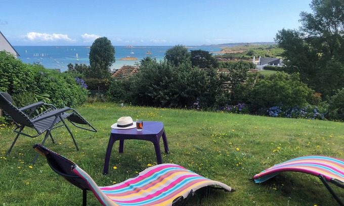 Carantec Villa | Splendid sea view - rare location - large house - center of town Carantec