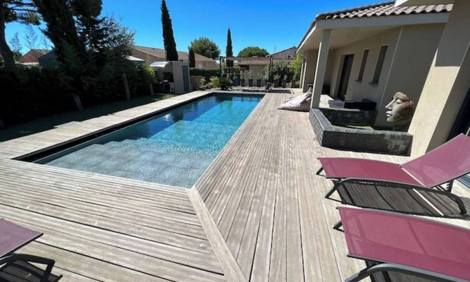 Le Grau-dʼAgde Villa | Splendide Villa Avec Piscine et Salle Cinéma