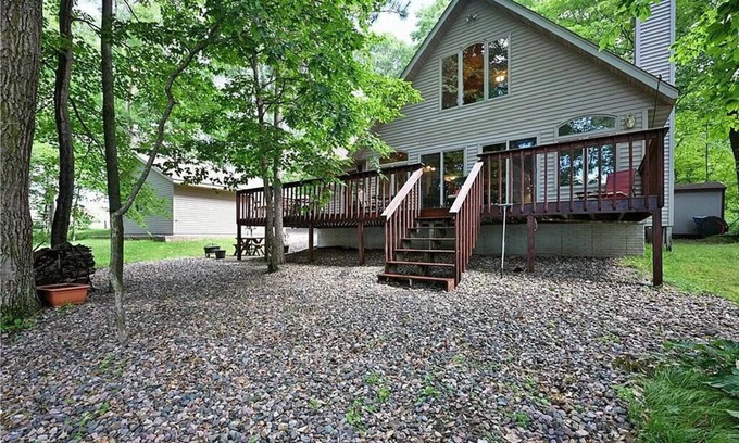 Spooner Cabin | Spooner Shores - Wooded, Lakefront Retreat