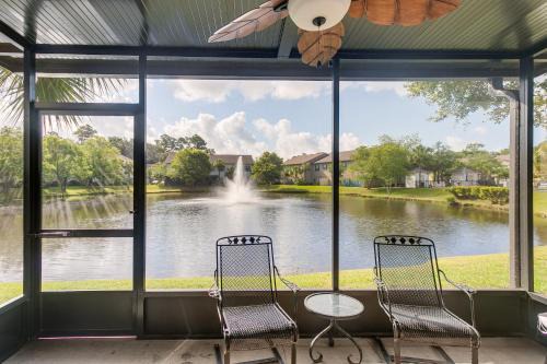 Saint Simons Island House | St Simons Island Haven Screened Porch, Pond View!