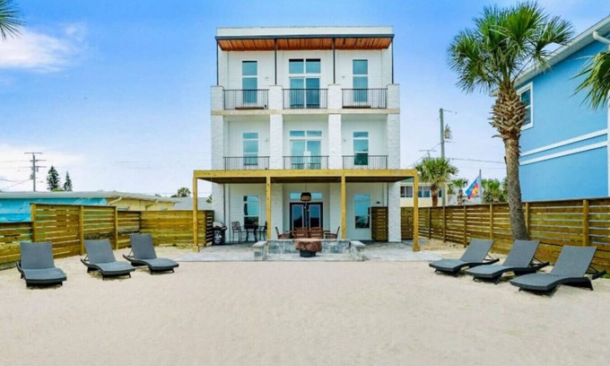 Flagler Beach House | Stairway to Heaven - Hot Tub Beach House - 4/2.5 Flagler Beach