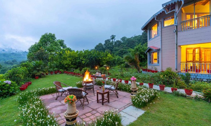 Bhimtal Villa | StayVista at The Octagon Affair with Fireplace, The Pet Friendly Vista
