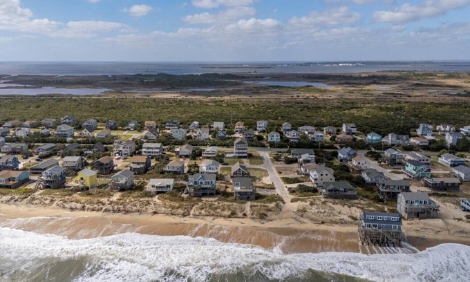 South Nags Head House | Steps to the Beach, Updated, Gorgeous, Views, Elevator, Pool, SN1020