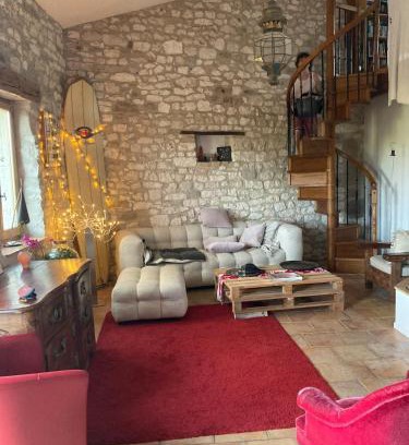 Saint-Beauzile House | Stone house, terraced garden and pool