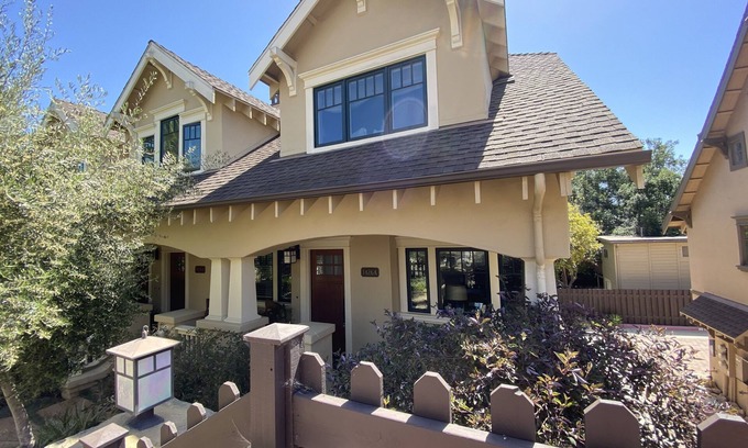 Santa Barbara House | Storybook cottage with private garage and patio, walk to State Street and parks!