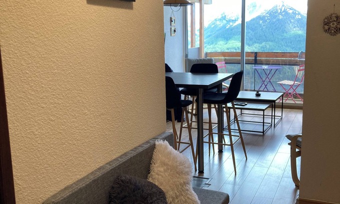 Orcieres-Merlette Apartment | Studio 4 Personnes Plein sud 32 M2 , Idéal Pour une Famille Avec 2 Enfants