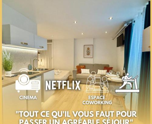Limoges Apartment | Studio 5 - Cinéma Sport Parking - DABNB