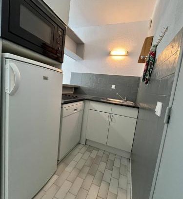 Le Grau-Du-Roi Apartment | STUDIO CABINE 4 PERSONNES AVEC TERRASSE ET PLACE DE PARKING PRIVATIVE
