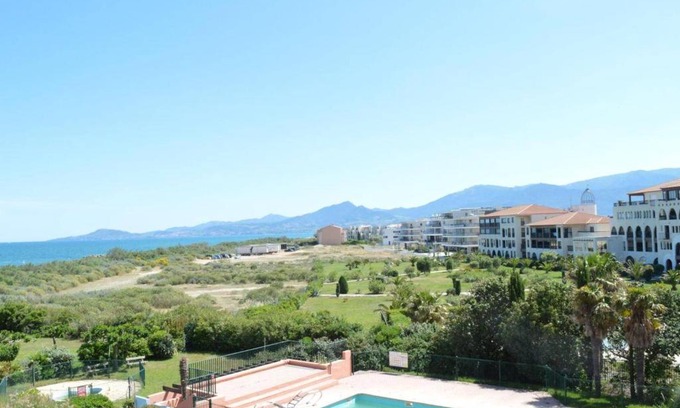 Saint-Cyprien Plage Apartment | Studio cabine avec piscine, parking, terrasse et accès direct plage - Saint-Cyprien - FR-1-225D-23