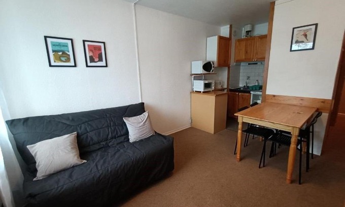 Arette Apartment | Studio confortable à La Pierre St Martin, proche des pistes, avec loggia et ascenseur. - FR-1-602-64