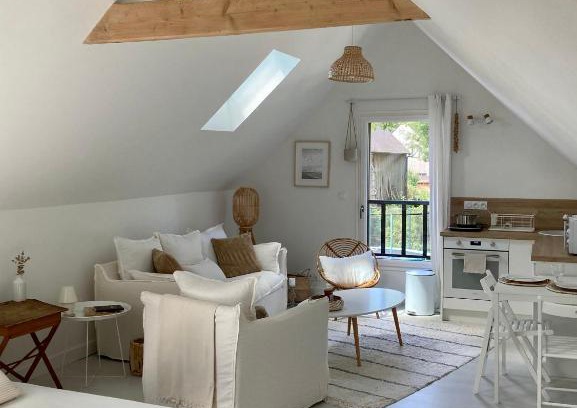 Lancieux Apartment | Studio cosy avec coin jardin