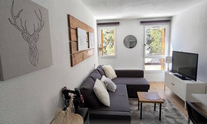 Pyrenees 2000 Apartment | Studio cosy isard direct ski slope P2000