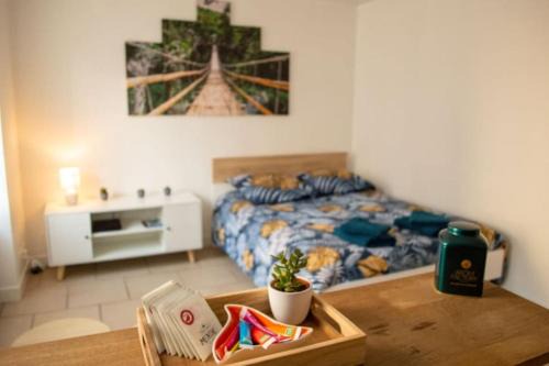 Gaillon Apartment | studio cosy TV WIFI confortable et chaleureux