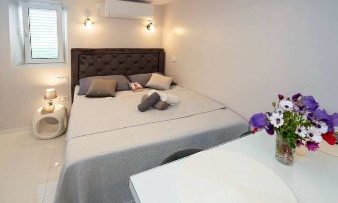 Poljana Apartment | Studio flat with air-conditioning Poljana, Ugljan (AS-8419-b)