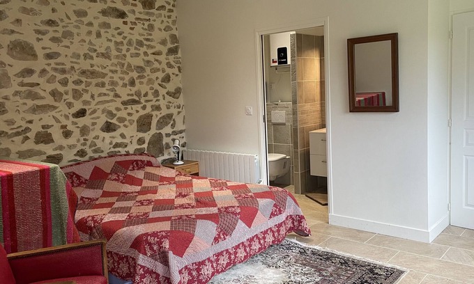 Voussac Apartment | Studio Lumineux vue sur Jardin