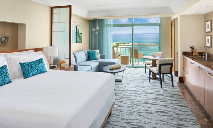 Paradise Island Apartment | Studio Ocean View - 2 Queens or 1 King bed - 523 Sq Ft - Max Occ: 4 Guests