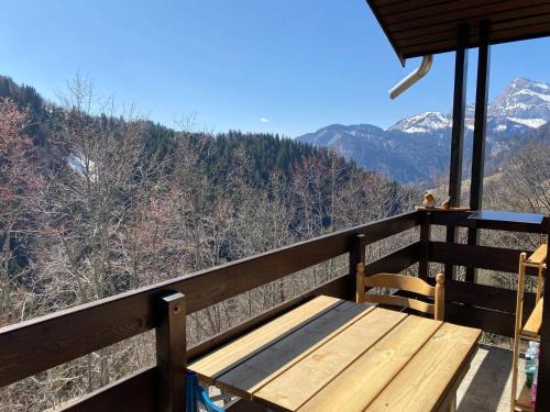 Notre-Dame-de-Bellecombe Apartment | Studio panoramique Notre-Dame-de-Bellecombe - 20 m² - balcon sud