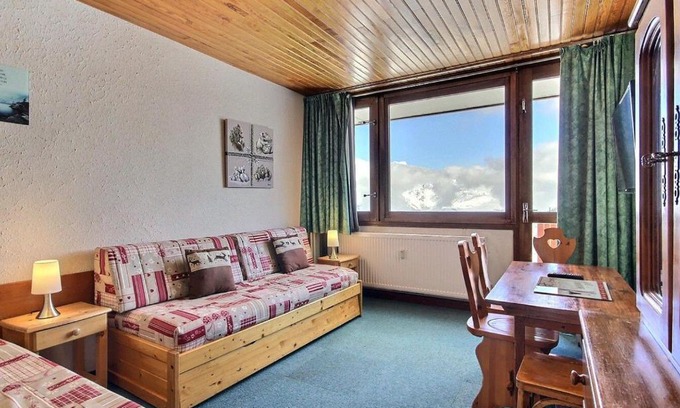 Plagne Centre Apartment | Studio pour 3 personnes au pied des pistes, Plagne Centre - FR-1-455-195