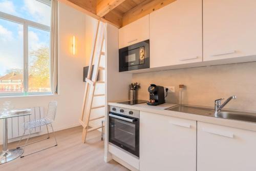 Annappes Apartment | Studio pour deux personnes en mezzanine
