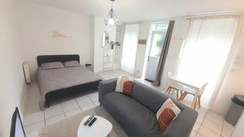 Vierzon Apartment | Studio RDC l'Auron- wifi - cour