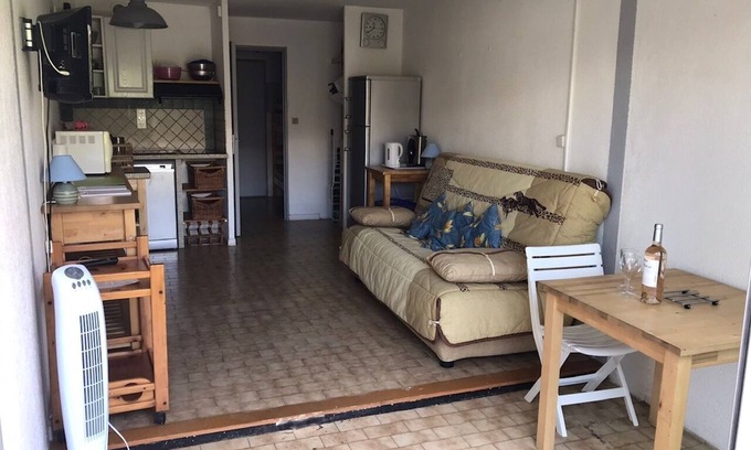 Le Couchant Apartment | Studio [terrace free parking] 150m from the beach