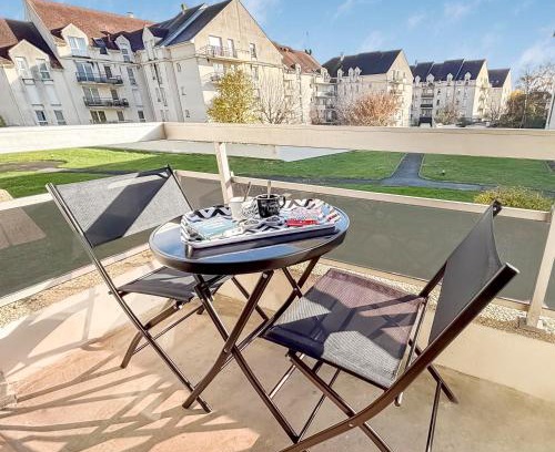 Margny-les-Compiegne Apartment | Studio Wi-Fi et balcon, très bien situé